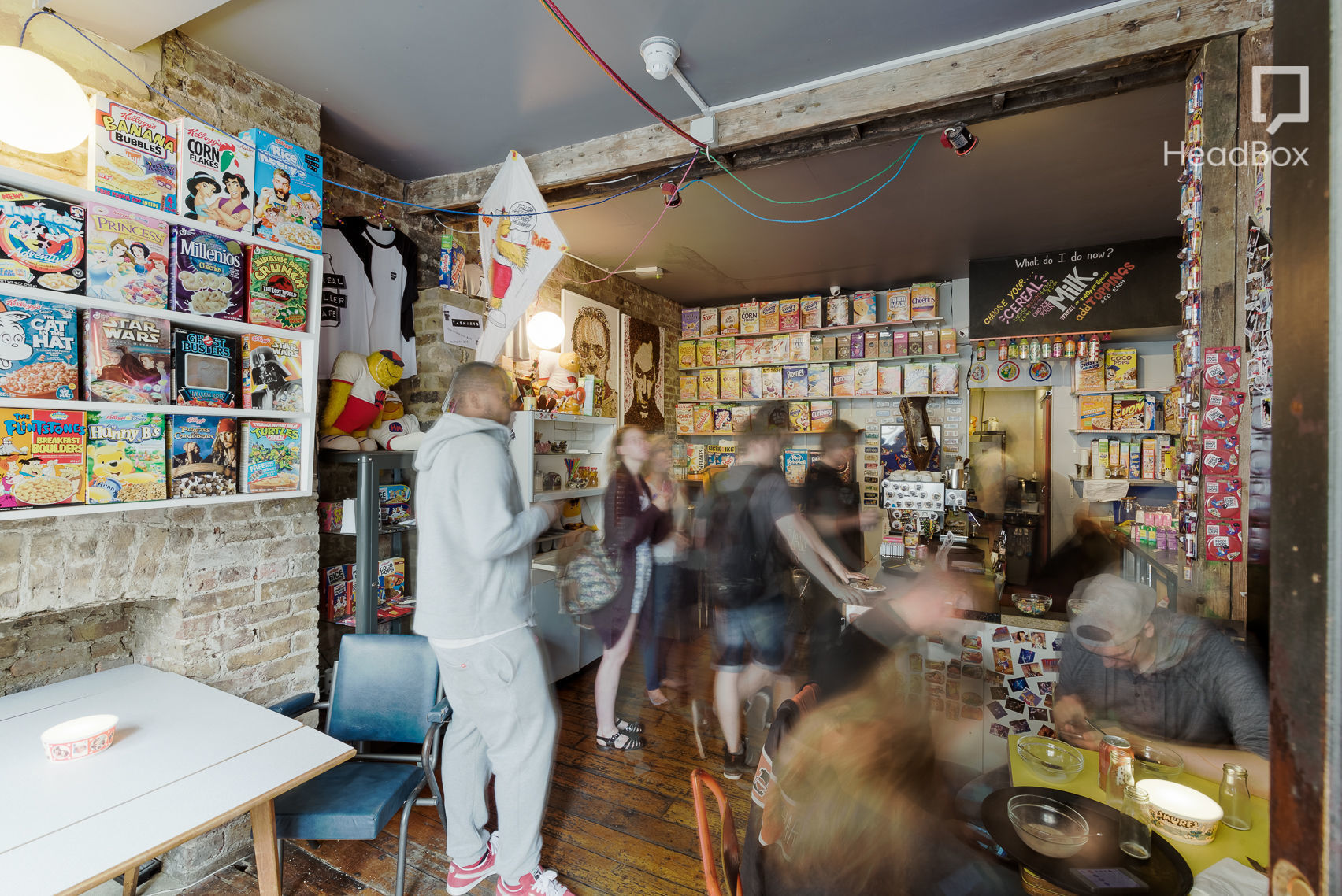 Book Brick Lane Branch, Cereal Killer Cafe (London) HeadBox