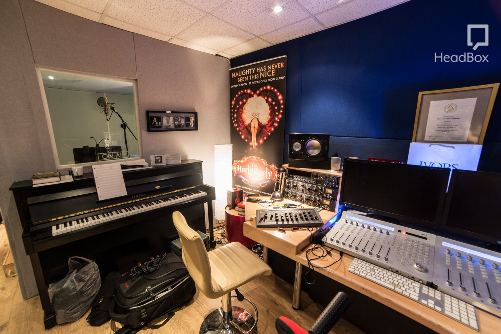 Book Studio 1, Soho Recording Studios (London) HeadBox